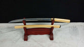 SWK-1010 Swordier Shirasaya Wakizashi with The Shobu Zukuri Style Blade, T10 Blade.